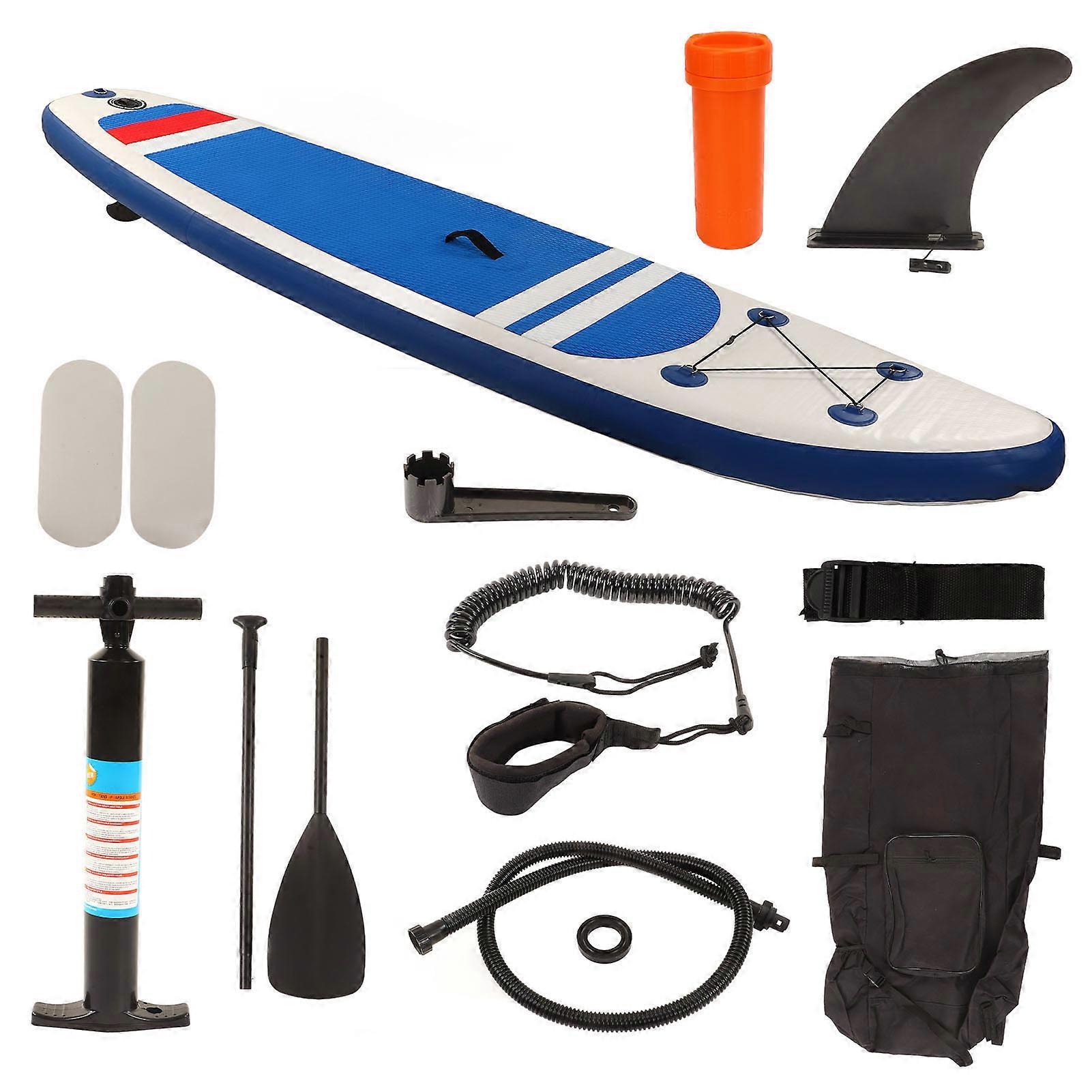 2.9m Inflatable Paddle Board Kit Stand-Up Oversized Heavy Duty Durable PVC with Accessories for Water Sport
