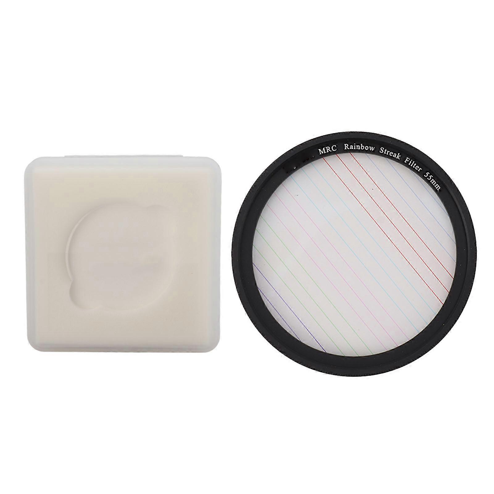 Colorful Streak Star Filter Micro SLR Camera Dot to Line Filters Special Effects Camera Filters for Night Scenes