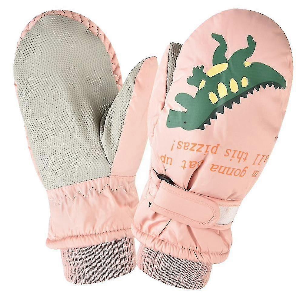 Αδιάβροχα γάντια σκι παιδιά χαριτωμένο μοτίβο χειμώνα γάντια χιονιού Baby Boy