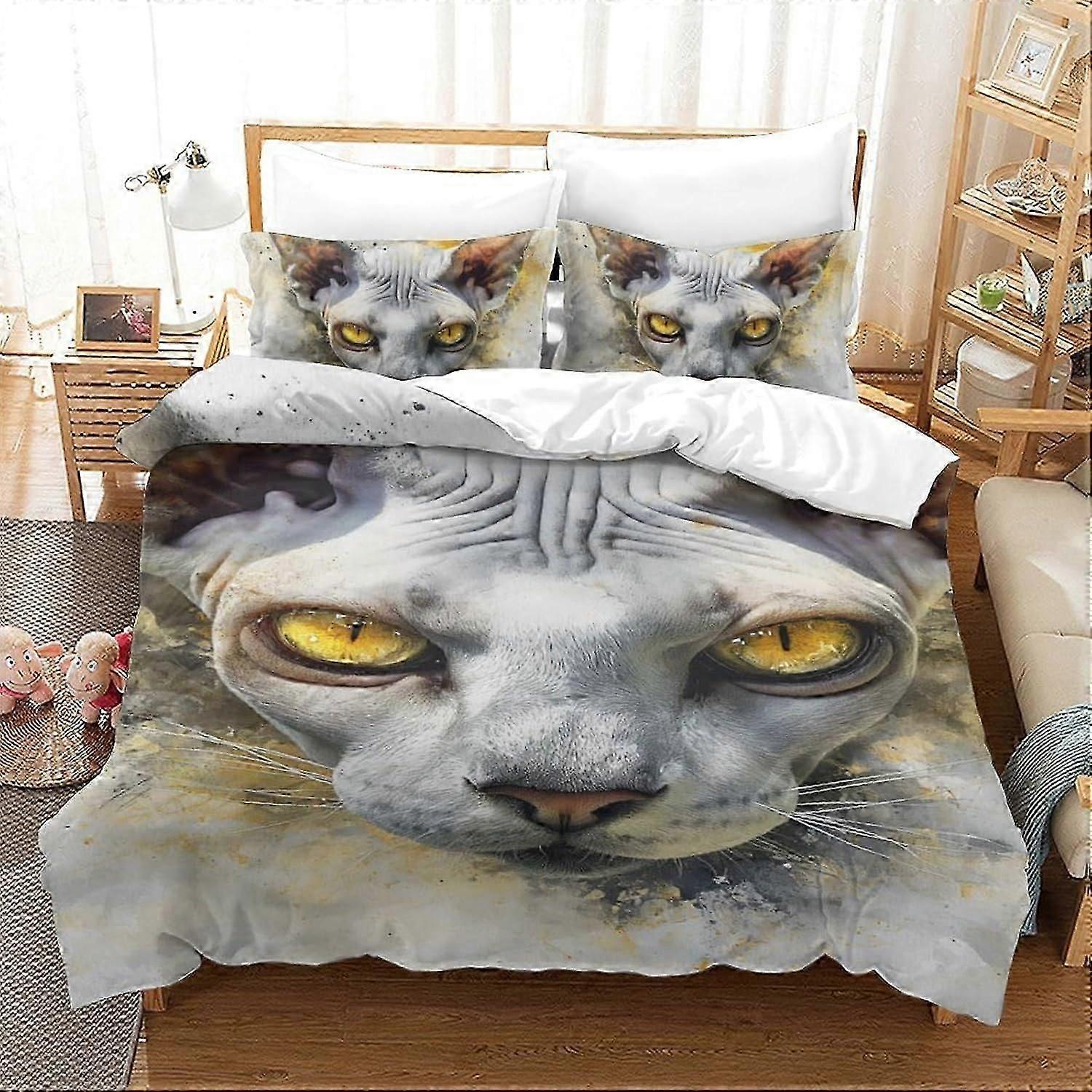 J4305 Lençóis Pai Natal Colcha Capa Impressão 3D Pintura a óleo para adolescentes e adultos Capa de edredão Capas de edredão Microfibra macia com fronha