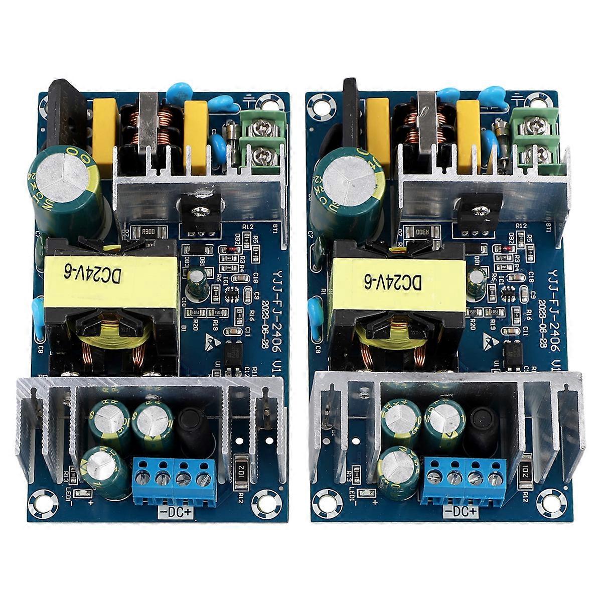 2PCS 150W 24V 6A High Power Power Module Bare Board AC-DC Power Board -DC2416 Power Module Transformer
