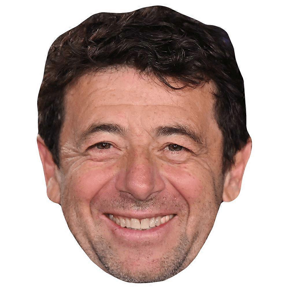 Patrick Bruel (Smile) Celebrity Mask, Flat Card Face