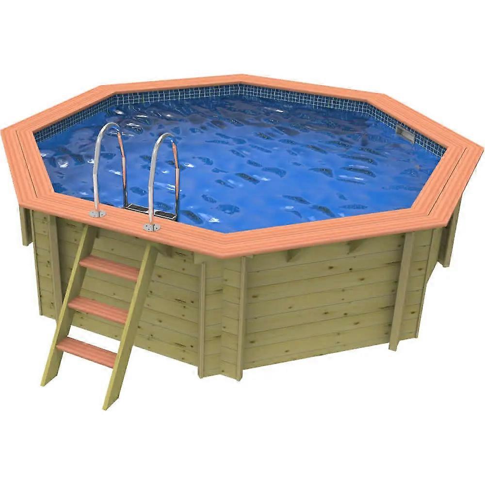 Plastica Knightsbridge Wooden Pool Package With PLAIN liner