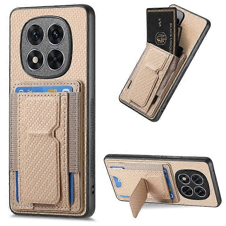Compatibel Voor: Xiaomi Redmi Note 14 Pro 5G / Poco X7 5G Case Standaard, Kaarthouder, Lederen Achterkant