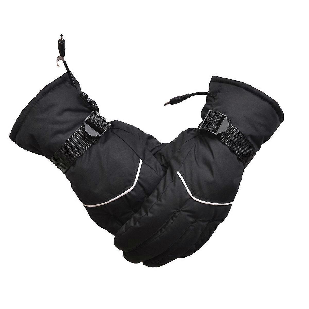 Heated Waterproof Ski Gloves - Winter Thermal Mittens For Snowboarding