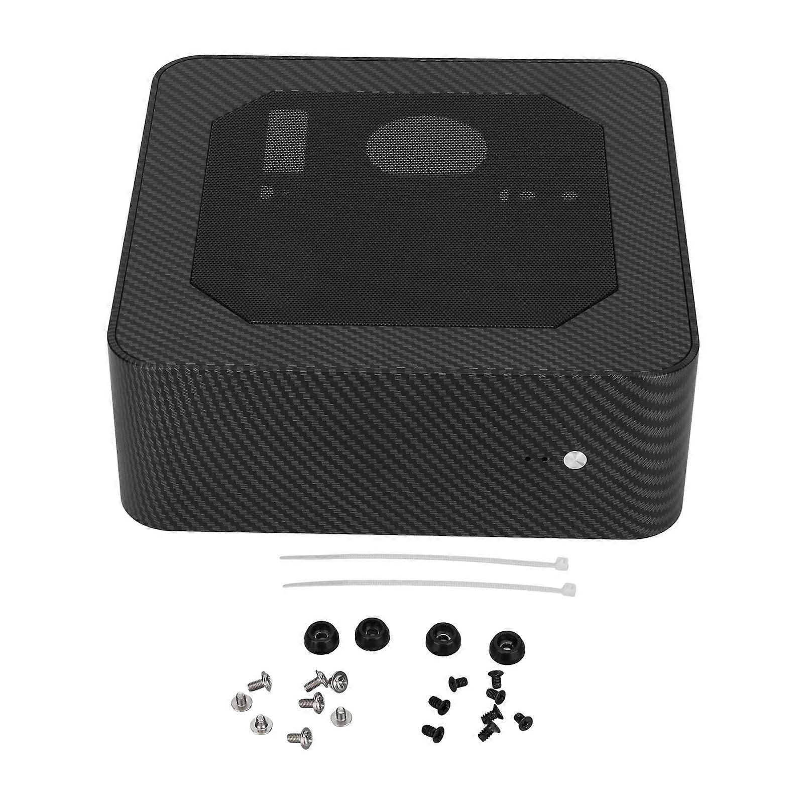 Mini Desktop PC Case Exquisite Compact Good Heat Dissipation Professional Design HTPC Case for Home Video Computer