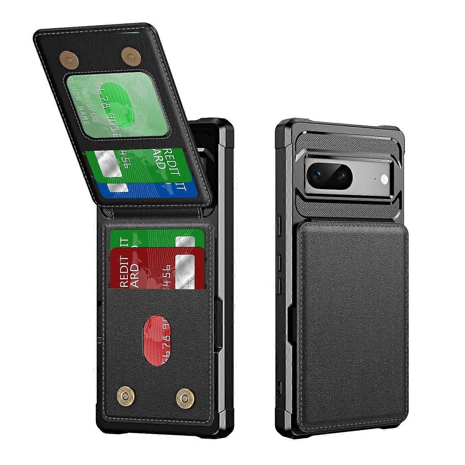 Vertical Card Leather Case For Google Pixel 7
