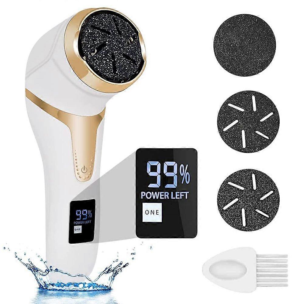 1個の電動足カルスリムーバー充電式、ポータブル電子フットファイルペディキュアツール、電動カルスリムーバーキット、プロフェッショナルペディキュアツール