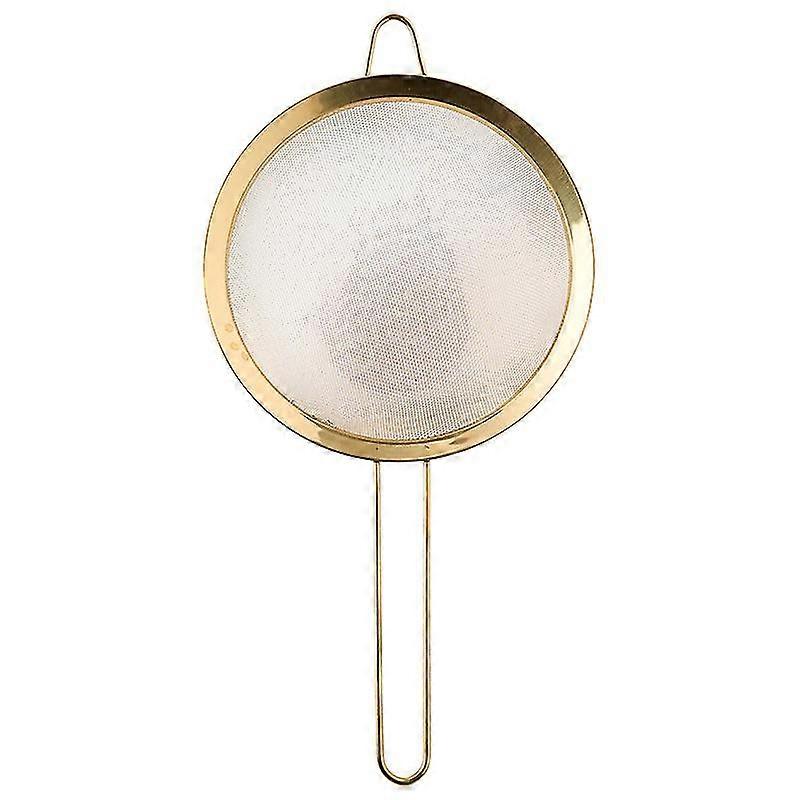 Stainless Steel Kitchen Handheld Screen Mesh Strainer Flour Sieve Cooking Oil Strainer Colander Kit