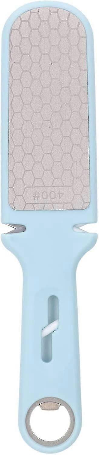 Knife Sharpener, 6 In 1 Multifunction Portable Knife Sharpening Stone Double Sided Knife Sharpener For Kitchen Camping