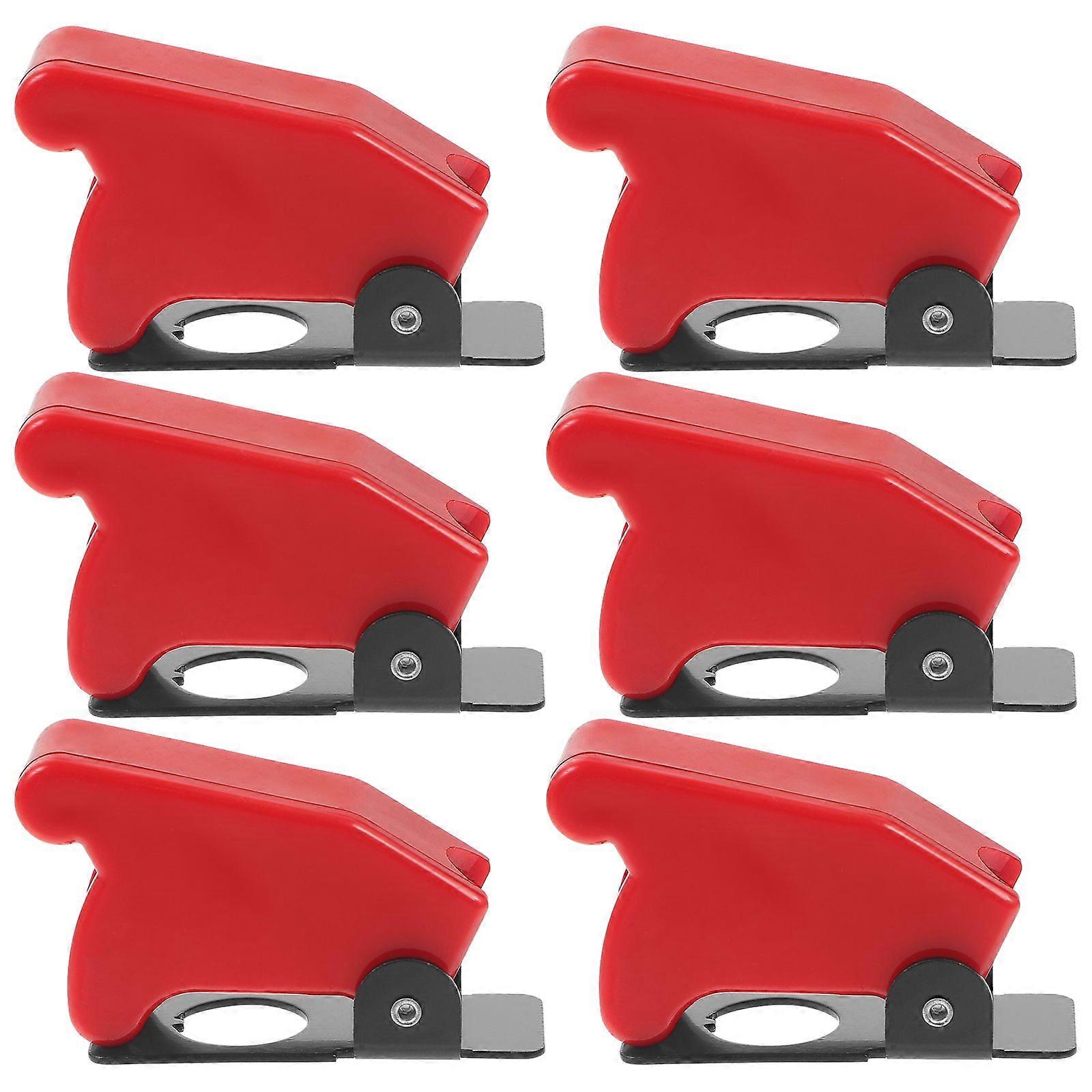 6pcs Toggle Switch Covers Dust Covers Safety Switch Covers Switch Protective Covers