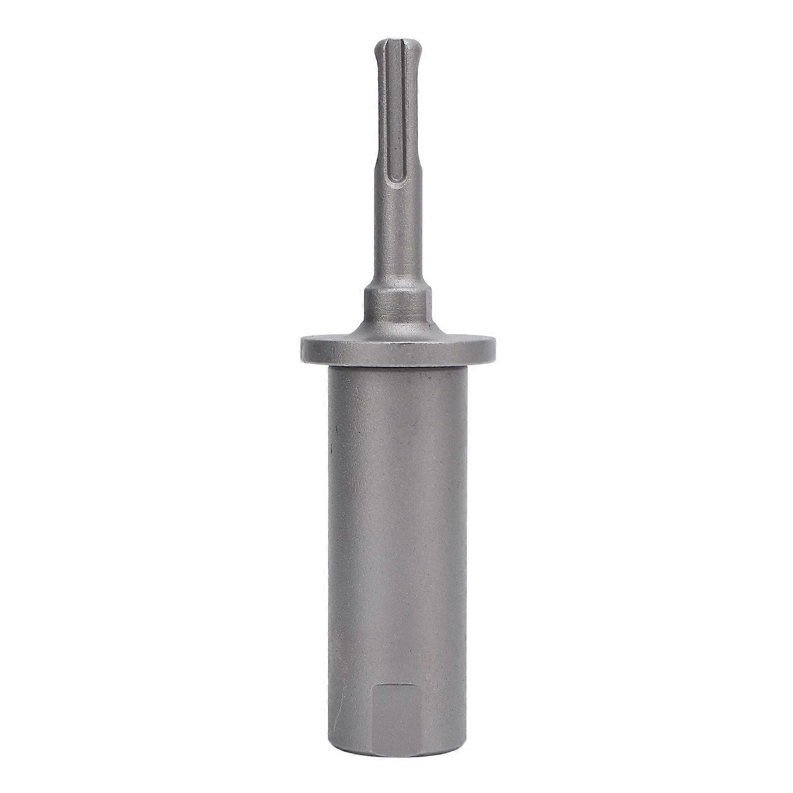 Round Shank T Post Driver, 4 Slot T-Post Driver Fence Post Driver Ground Rod Driver, Detachable Fence Tent Driver Hammer Drill Attachment for G12O2