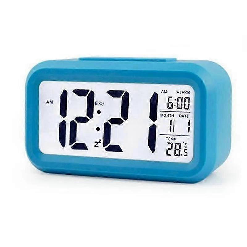 Digital LCD Alarm Clock with Calendar and Thermometer - for SMTX