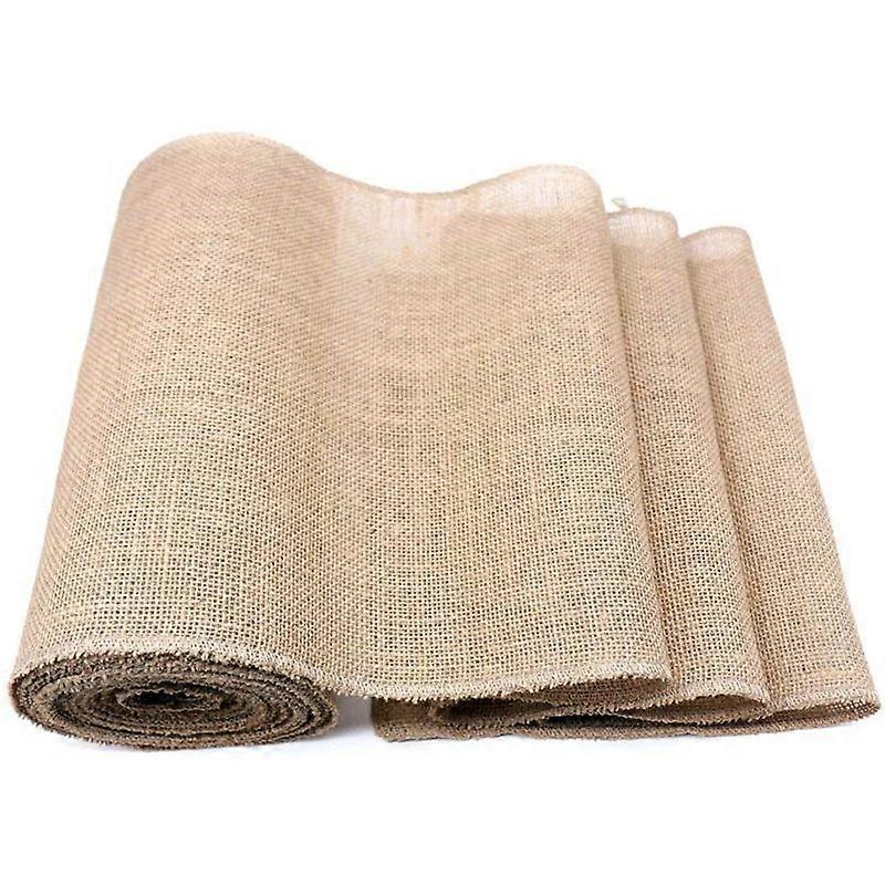 Rustic Vintage Wedding Table Decor, Burlap Table Runner for Multi-Purpose Crafting and Gift Wrapping