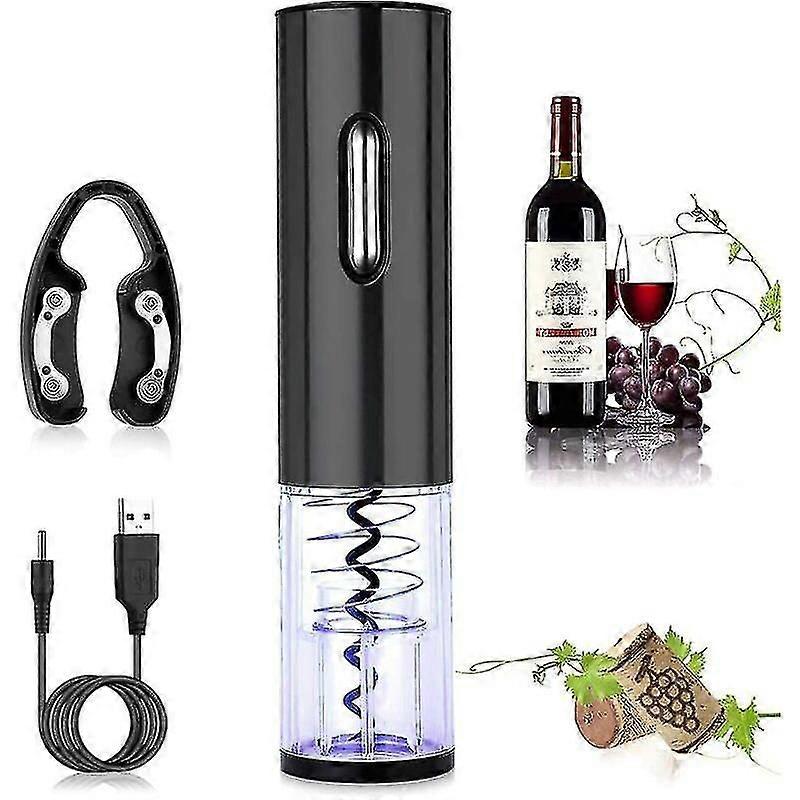 Usb Rechargeable Electric Corkscrew Automatic Bottle Opener Rechargeable Electric Bottle