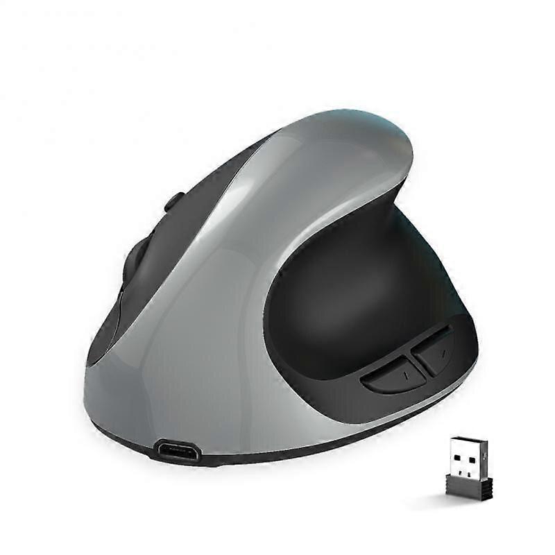 Portable 2400dpi Vertical Mouse Wireless Wireless Mouse 6 Buttons Optical Mice Laptop