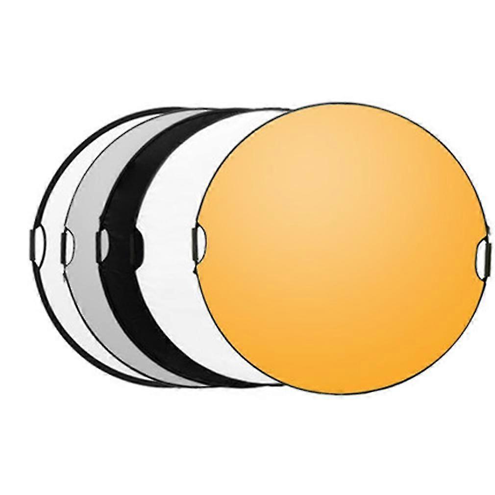 Golden / Sliver Round 5 in 1 Photography Studio Light Mulit Collapsible Disc Reflector