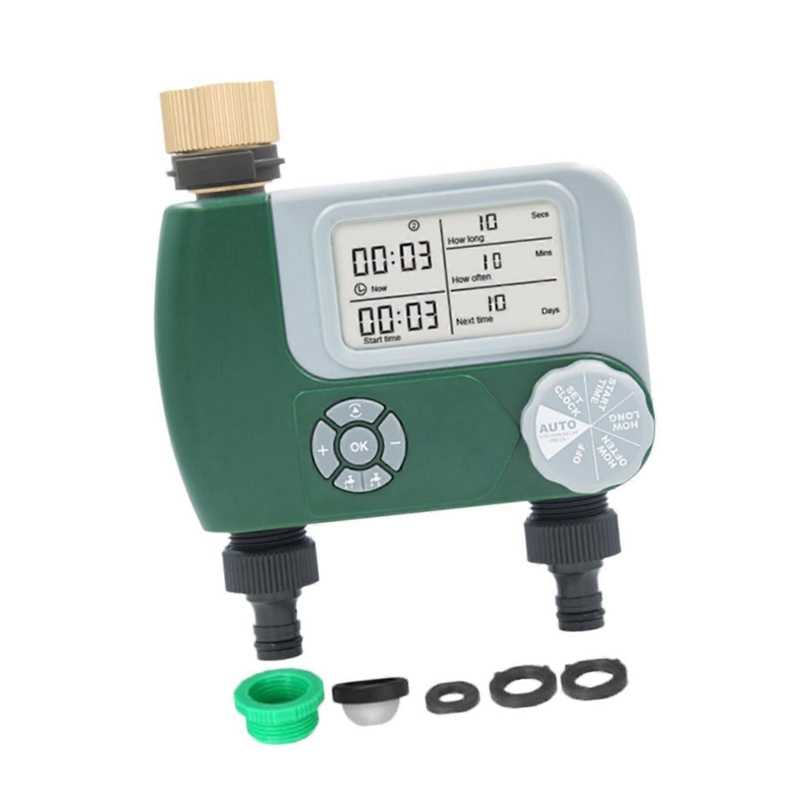 Digital Water Timer Drip Irrigation Timer for Patio for Garden Hose Backyard Copper joint