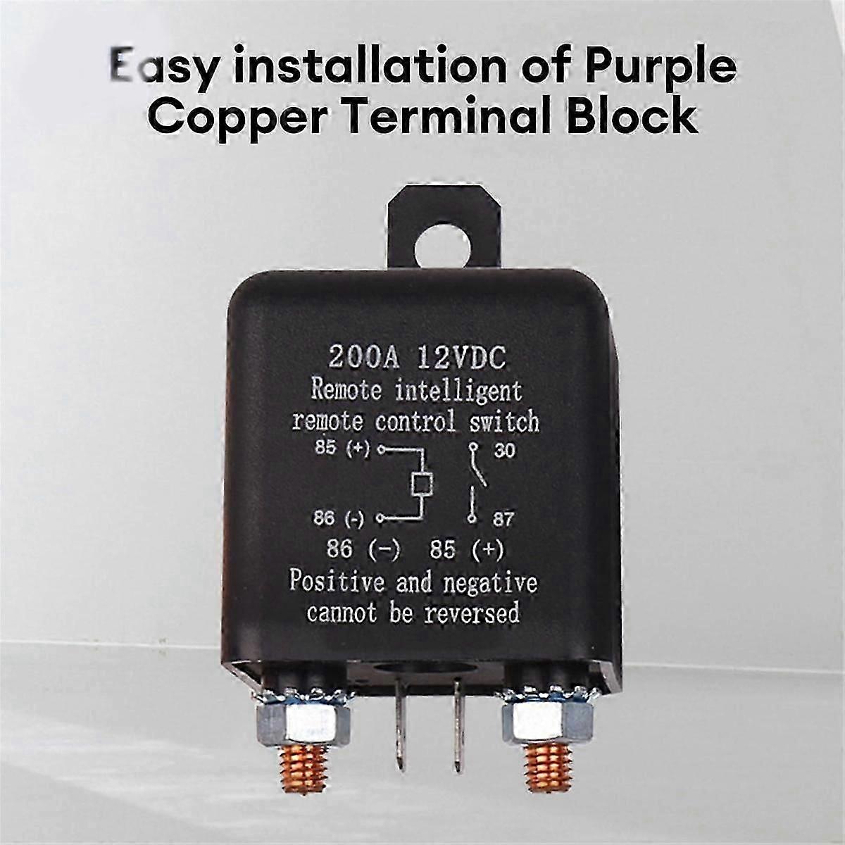 unique 2set Car Universal 12C 200A Remote Battery Disconnect Switch Disconnect Switch Battery Isolator