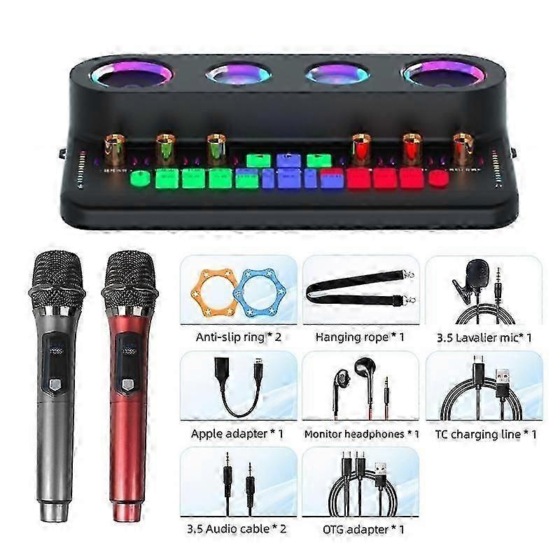 Engelse versie Geluidskaart Luidspreker Karaoke Bluetooth-luidspreker