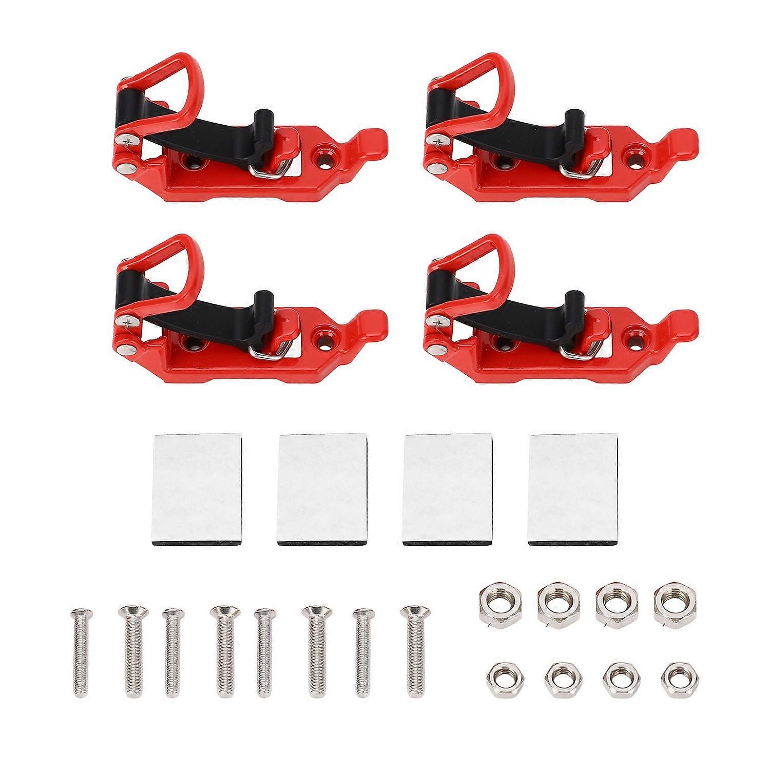 Lot de 4 supports de fixation pour pelle de toit, pinces en caoutchouc métalliques polyvalentes et robustes pour toit R