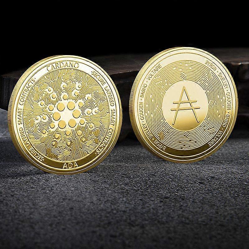 2025 Plated Cardano ADA Coin Cryptocurrency Physical Collection pièce en métal