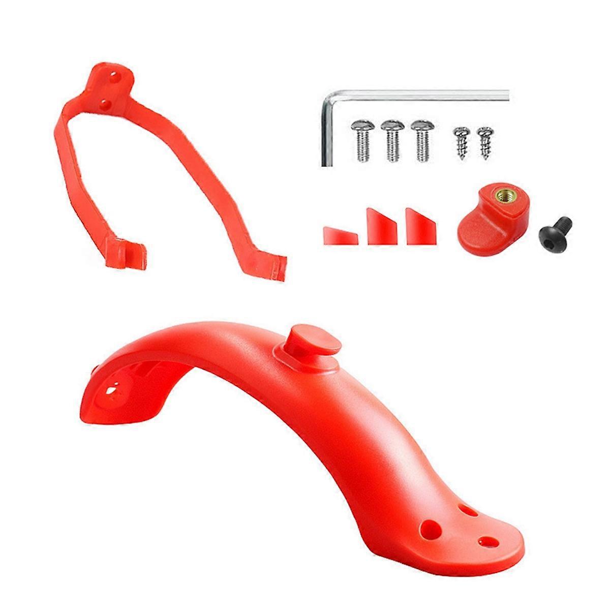 Rear Mudguard Set Compatible for M365/Pro Electric Scooter Mudguard Support Replacement Kits Repair Accessories,B