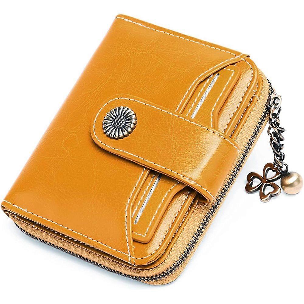 Cartera pequeña para mujer, con monedas con cremallera, tarjetero