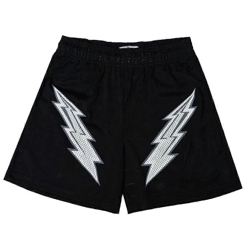 Herre Net Shorts Åndbart Net Joggingbukser Gym Træning Træning Afslappet Mode Shorts med lommer