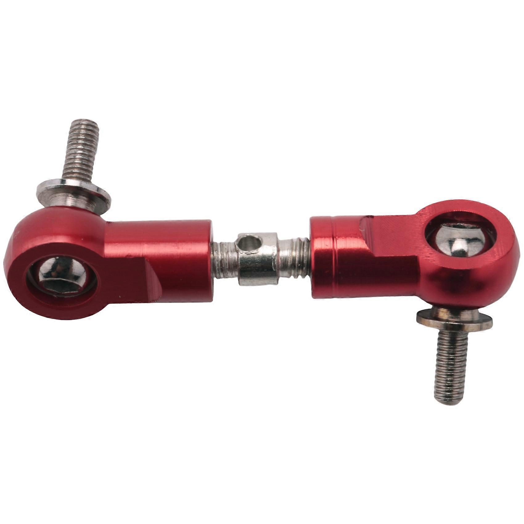 CNC Pull Rod Steering Servo Arm for 1/5 ROVAN KM-Orange Red
