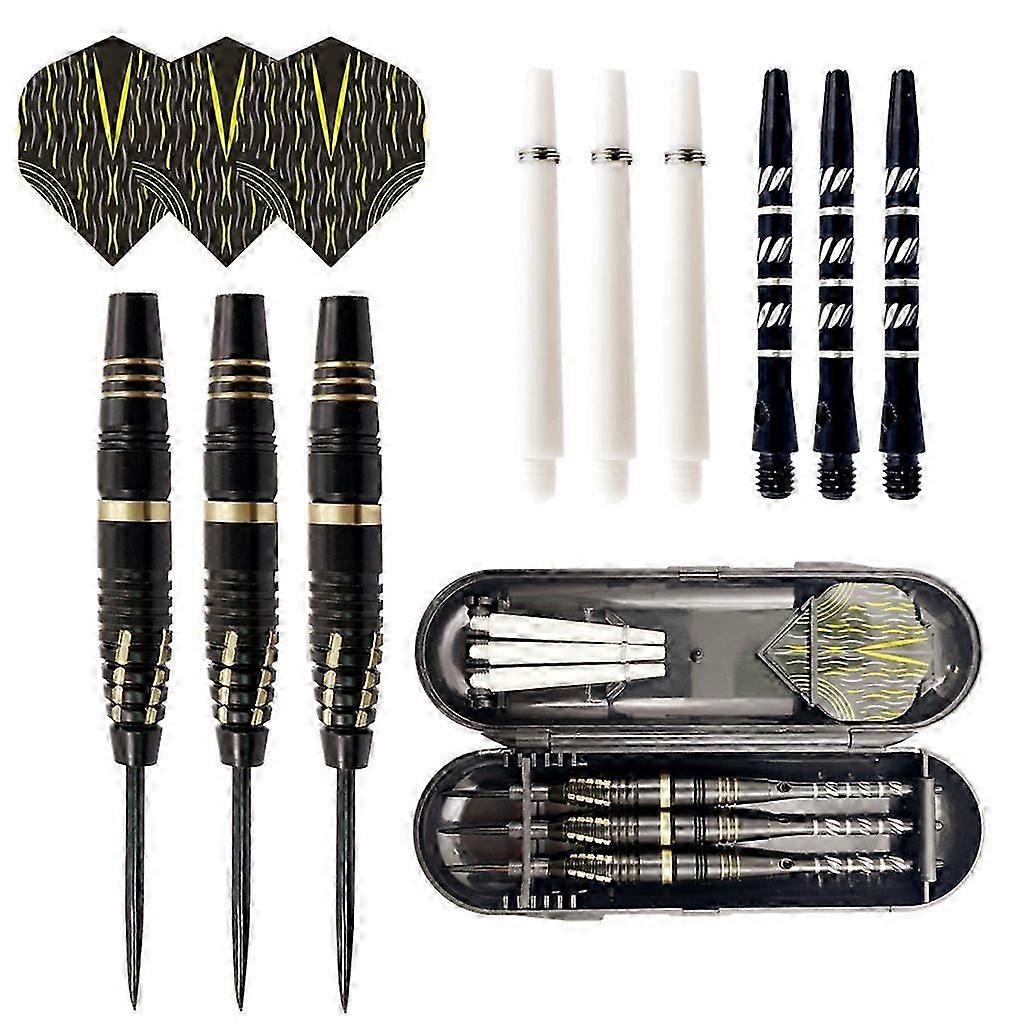 2025 New 3 Pcs Professional Competition Replaceable Sticks Needle Tip Darts Set with Storage for Case Throwing Hard Dart