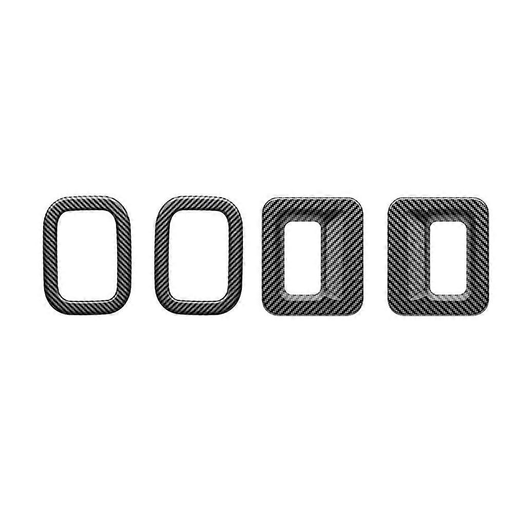 Car Middle Door Switch Trim Frame for Carbon Fiber