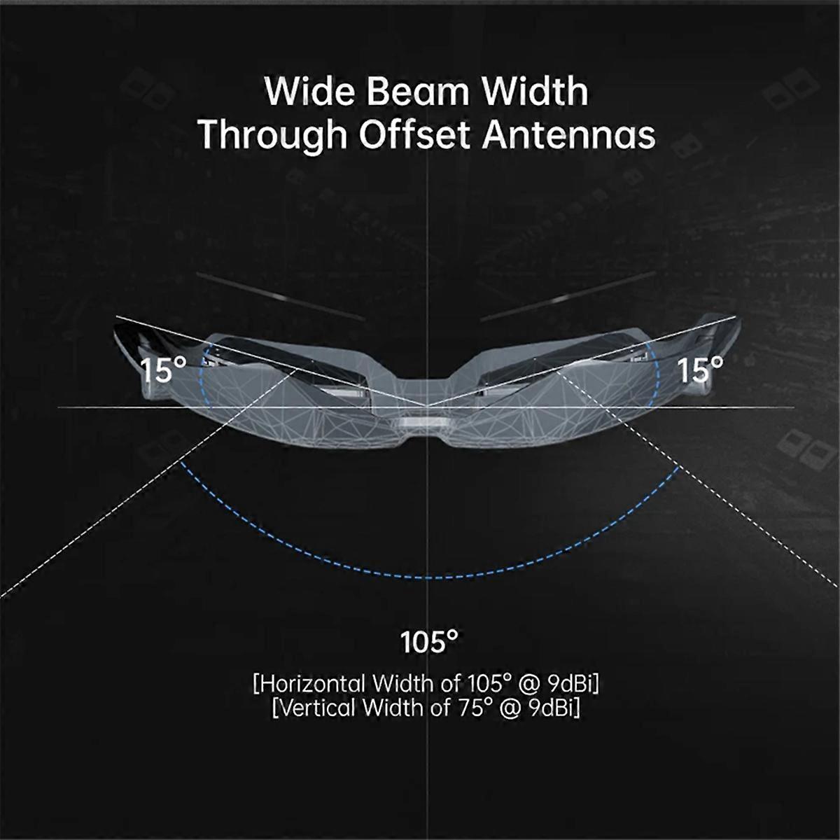  Crystal HD Patch 5.8GHz Directional Antenna Protective Shell for FPV Goggles