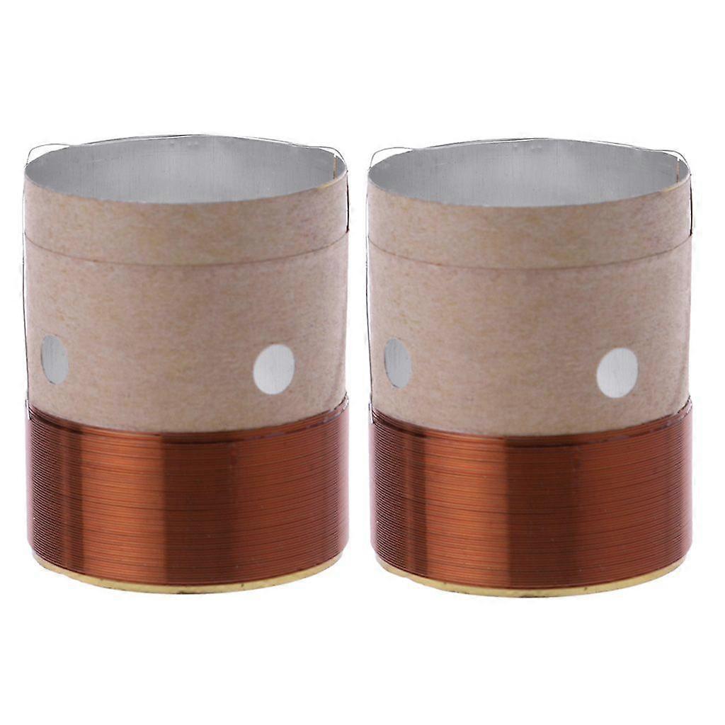 Bashøjttaler Stemmespoler Bashøjttaler Reparationsdele 25.5MM Højttaler Bas StemmespoleHvid