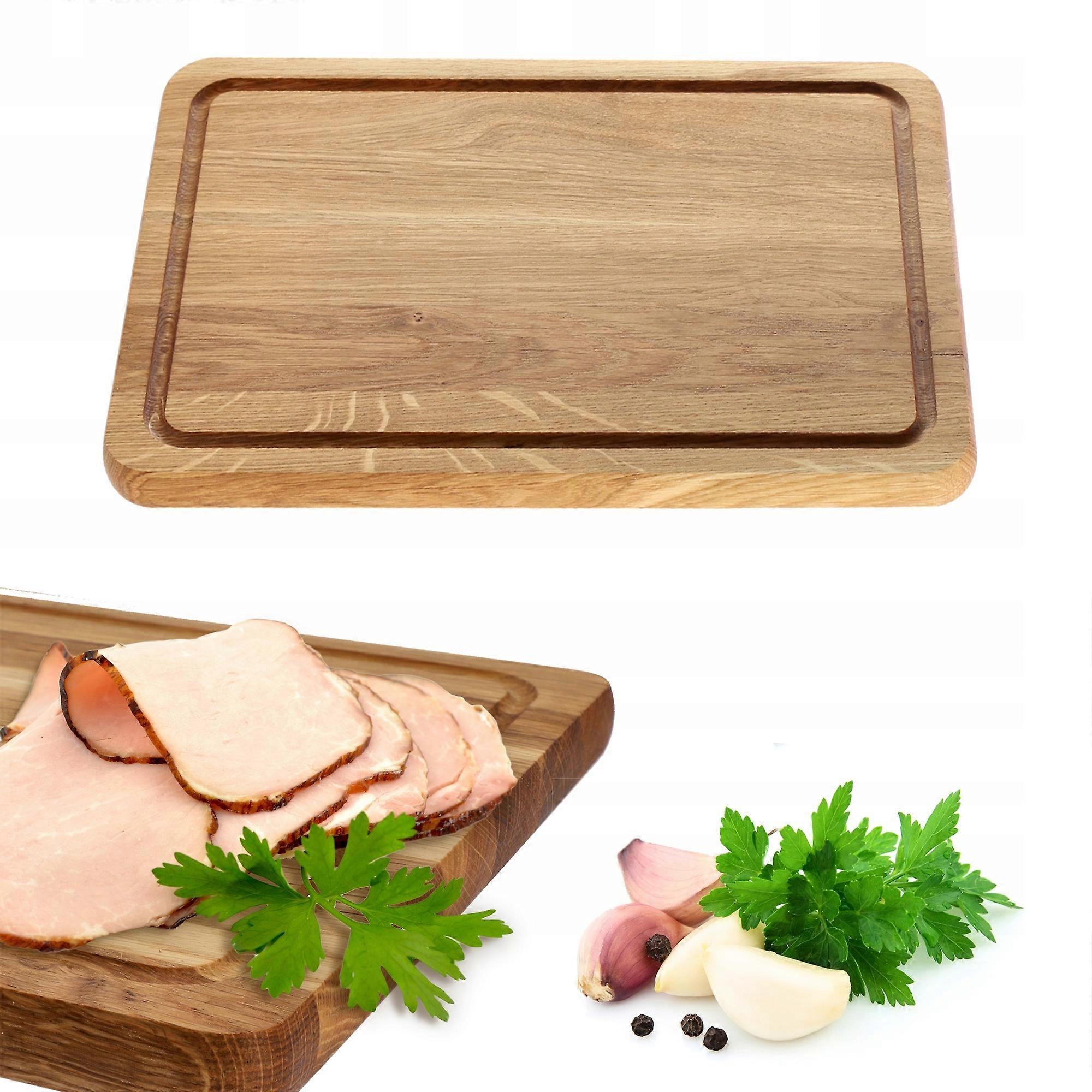 KADAX Tabla de cortar de cocina 35x25 Madera Roble