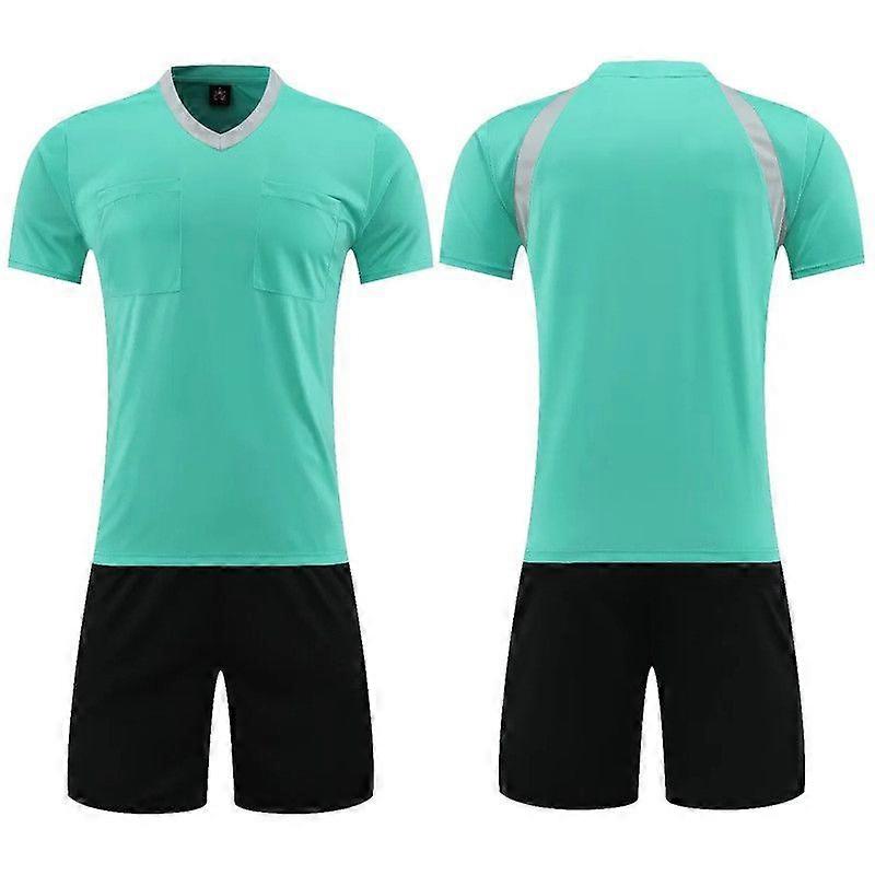 Quick Dry Men's Soccer Referee Jersey Shorts Set