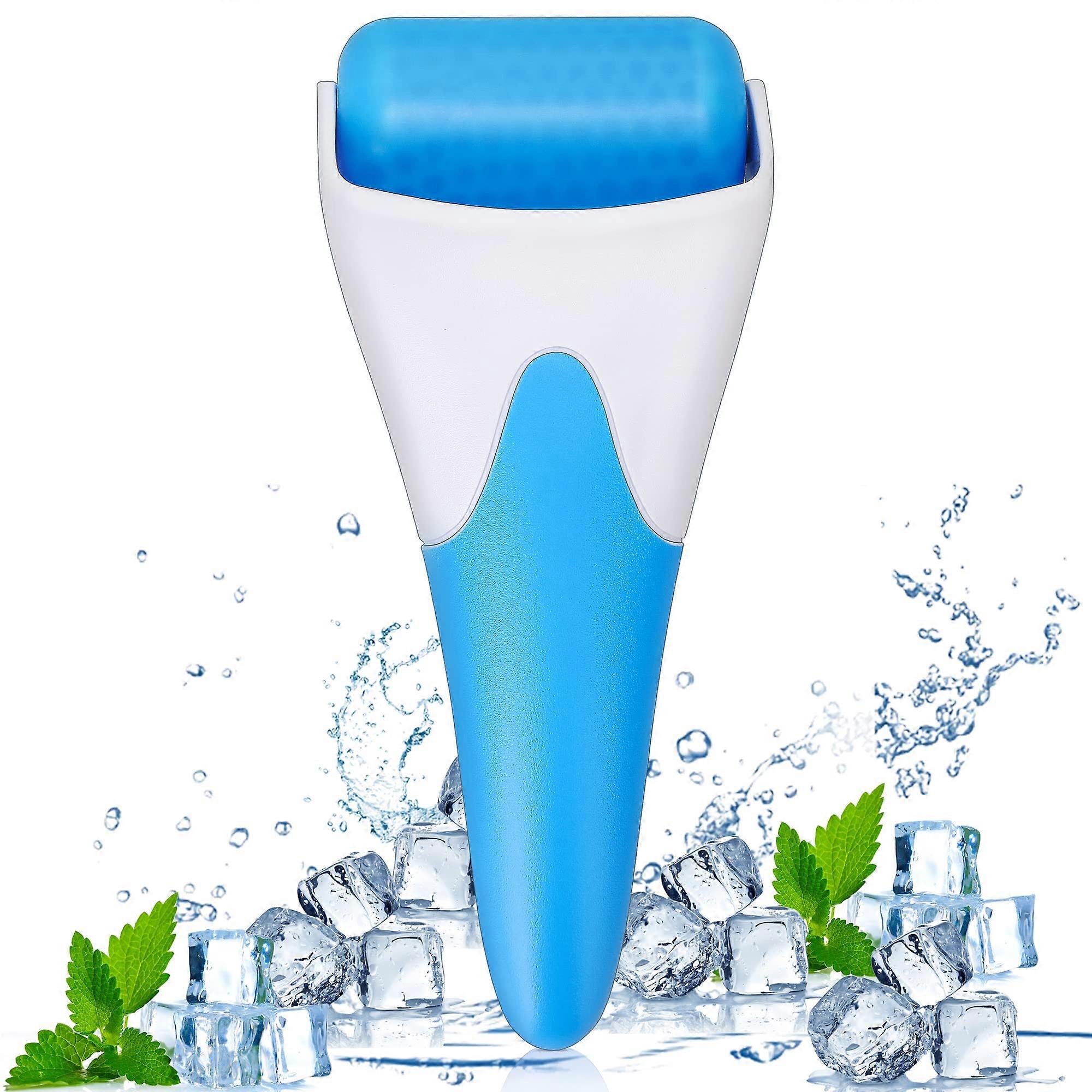 Face Ice Roller for Facial Massage and Puffiness Reduction - Beauty Ice Roller for Women in Blue Color, Skincare Tool