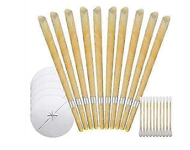 10-pack Öronljus - Tillverkade av bivax - Aromaterapi