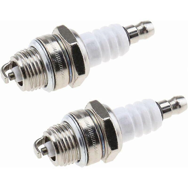 2PcsSpark Plug 2 Stroke Replacement Spark Plugs for Chainsaw Mower Lawn Mower Hedge Trimmer Cutter Replacement Accessories 5.4cm