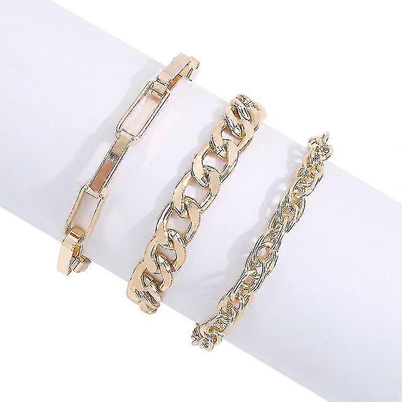 Boho Chain Blets Set Ple Layered Stackable B Girls Jewelry