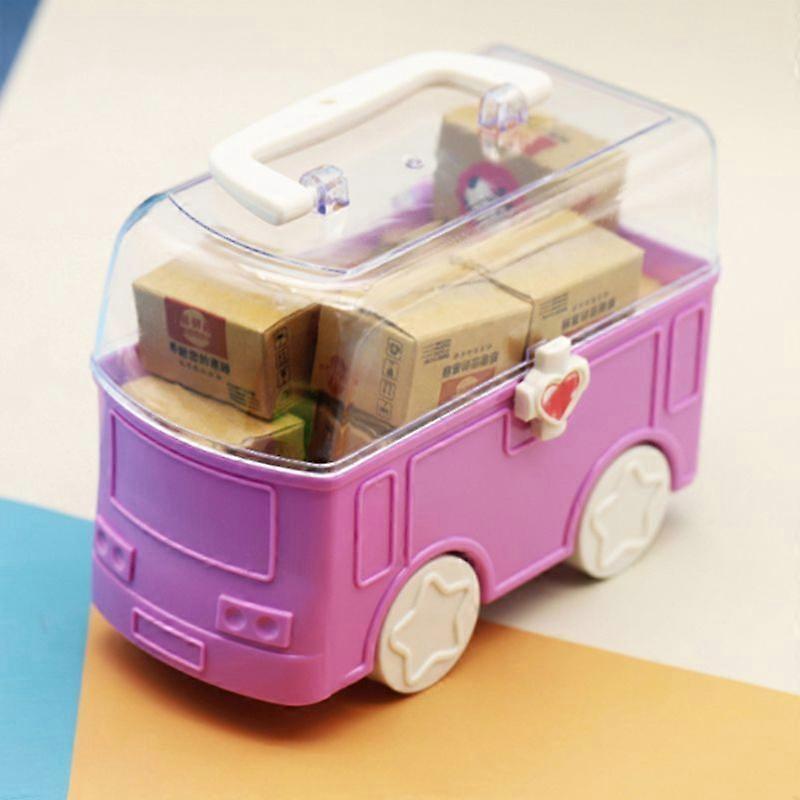Dollhouse Miniture Simulation Storage Trolley Traffic Model Accessories Toy