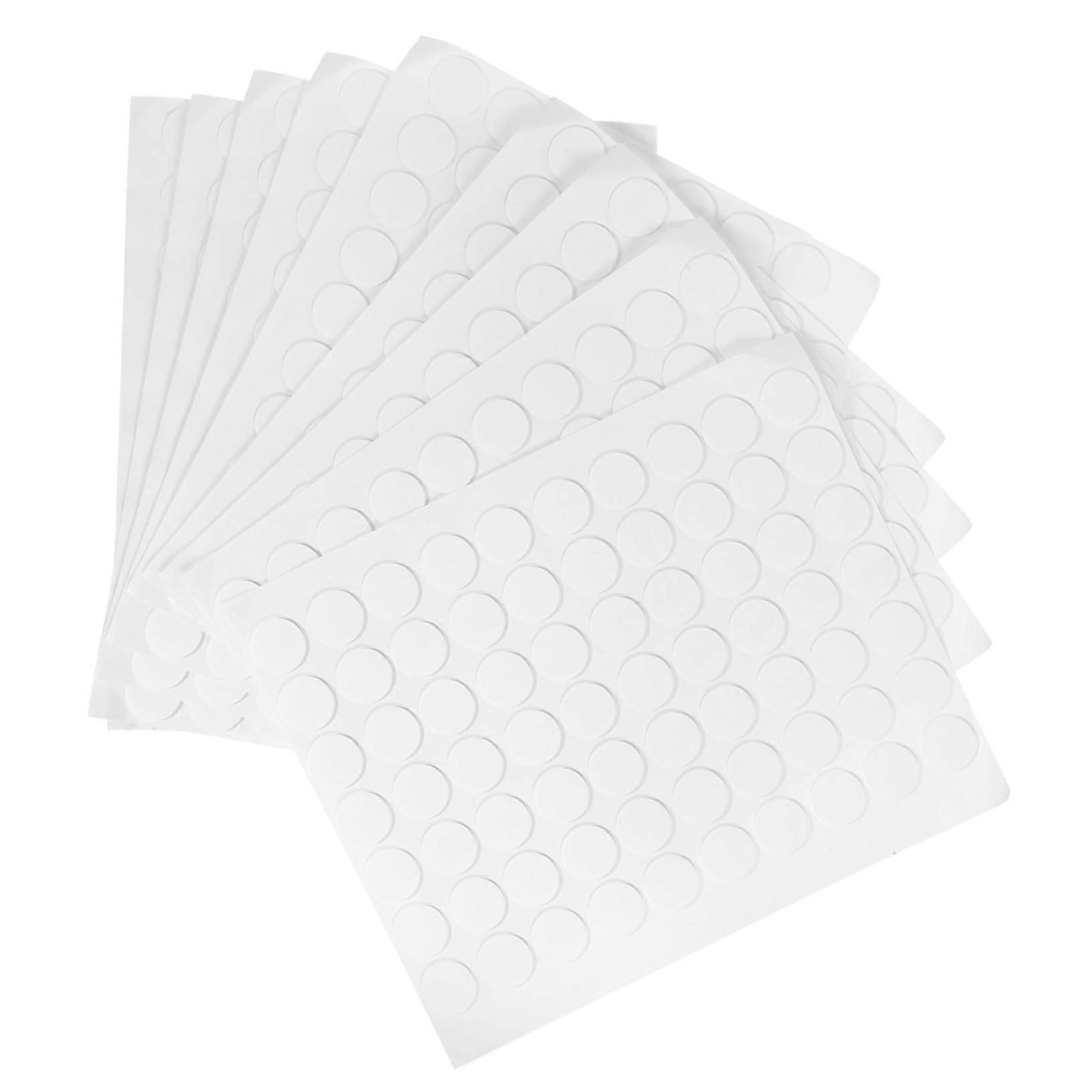 Doppelseitige Klebepunkte 10 Blatt runde Aufkleber Punkte für Kunsthandwerksprojekte