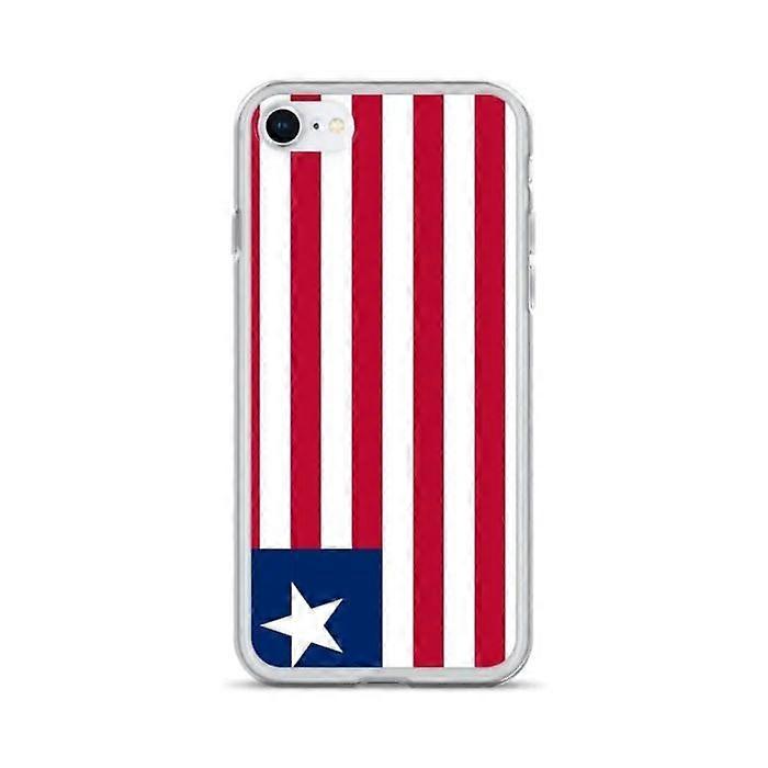 iPhone Case - Liberia Flag - iPhone SE 2020 - Flexible - Multicolor - Unique Design
