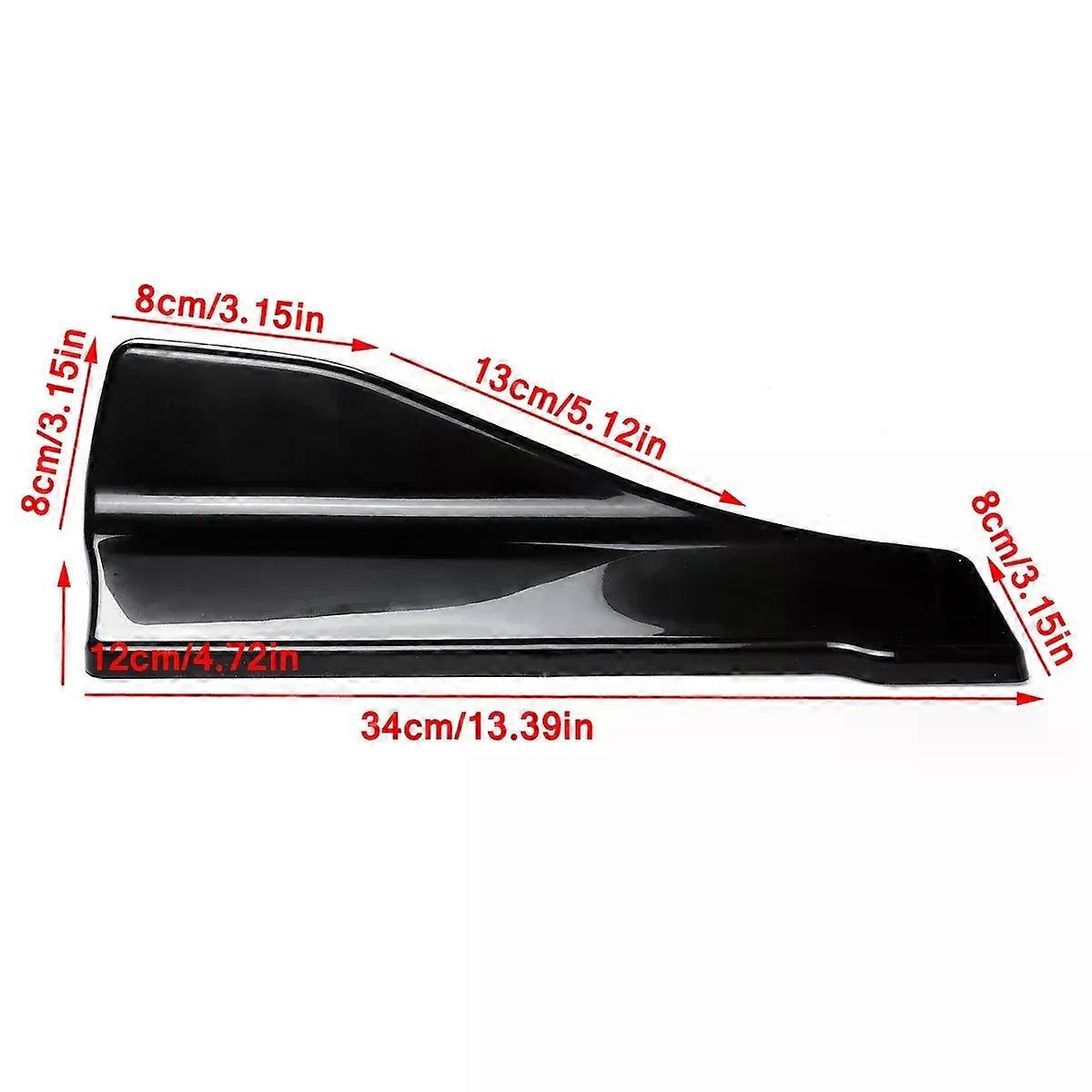 2PCS Universal Suitable for Mazda 3 2 5 6 CX-3 CX-4 CX-5 Rear Bumper Spoiler Splitter Side Skirt Winglet Canards Body Kit Car Accessories
