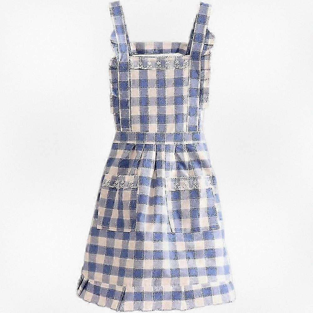 Women's Kitchen Apron With Pockets, Multi-Layer Bib Apron Ideal For Cooking, Baking, BBQ, And Gardening Tasks.