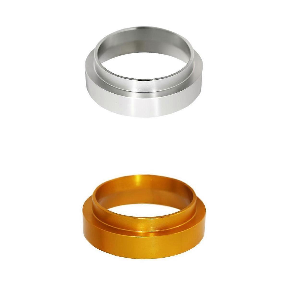 2Pcs 54mm Aluminio Café Dosificación Inteligente Práctica