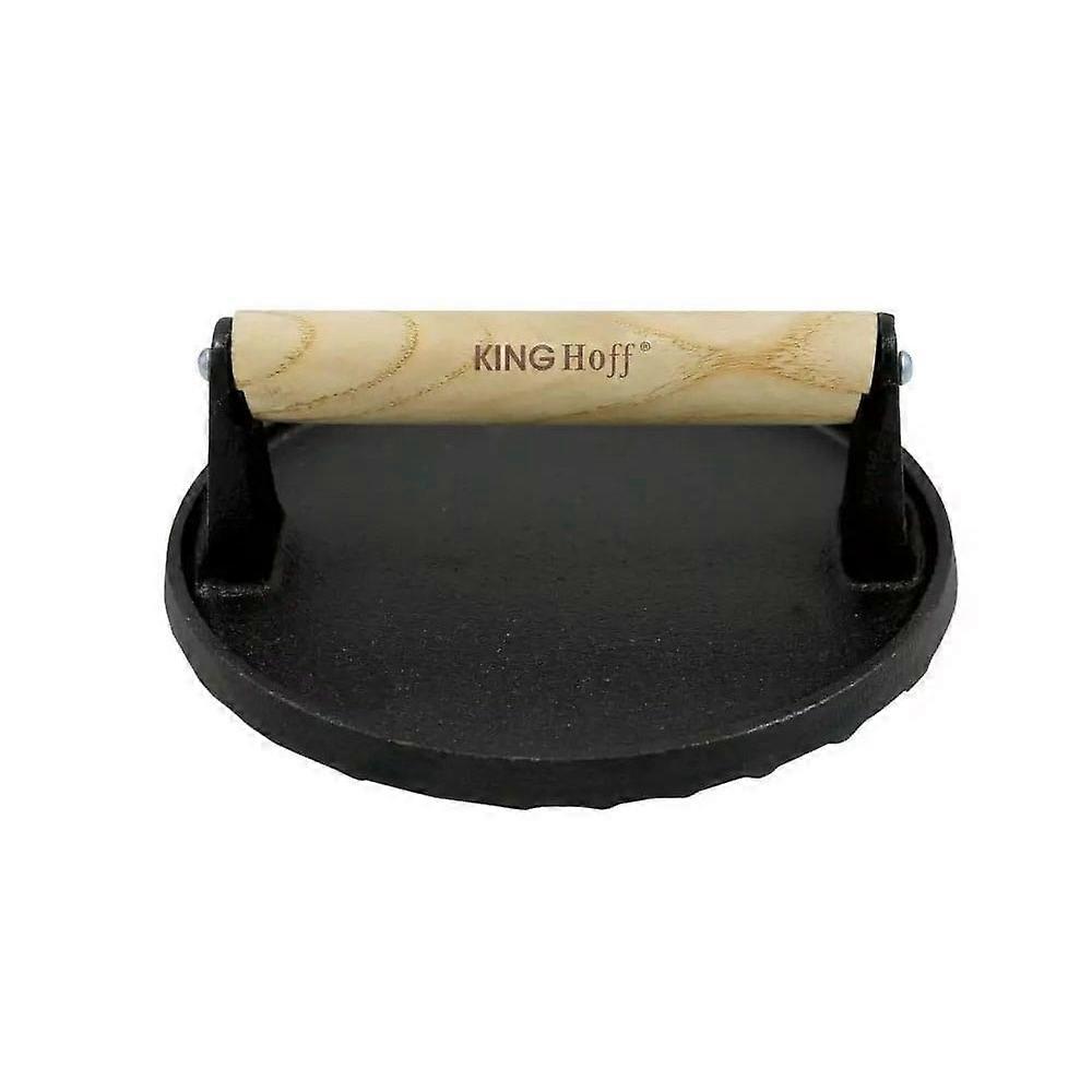 Kinghoff cast iron press for burger meat 18 cm KH1759