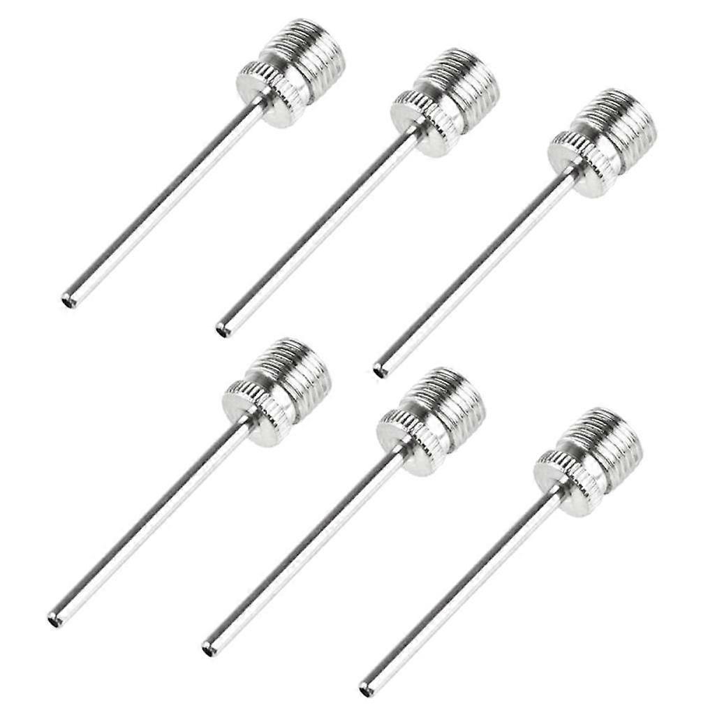 6x Kulpump Luftuppblåsningsstift Ventiladapter - För Sport