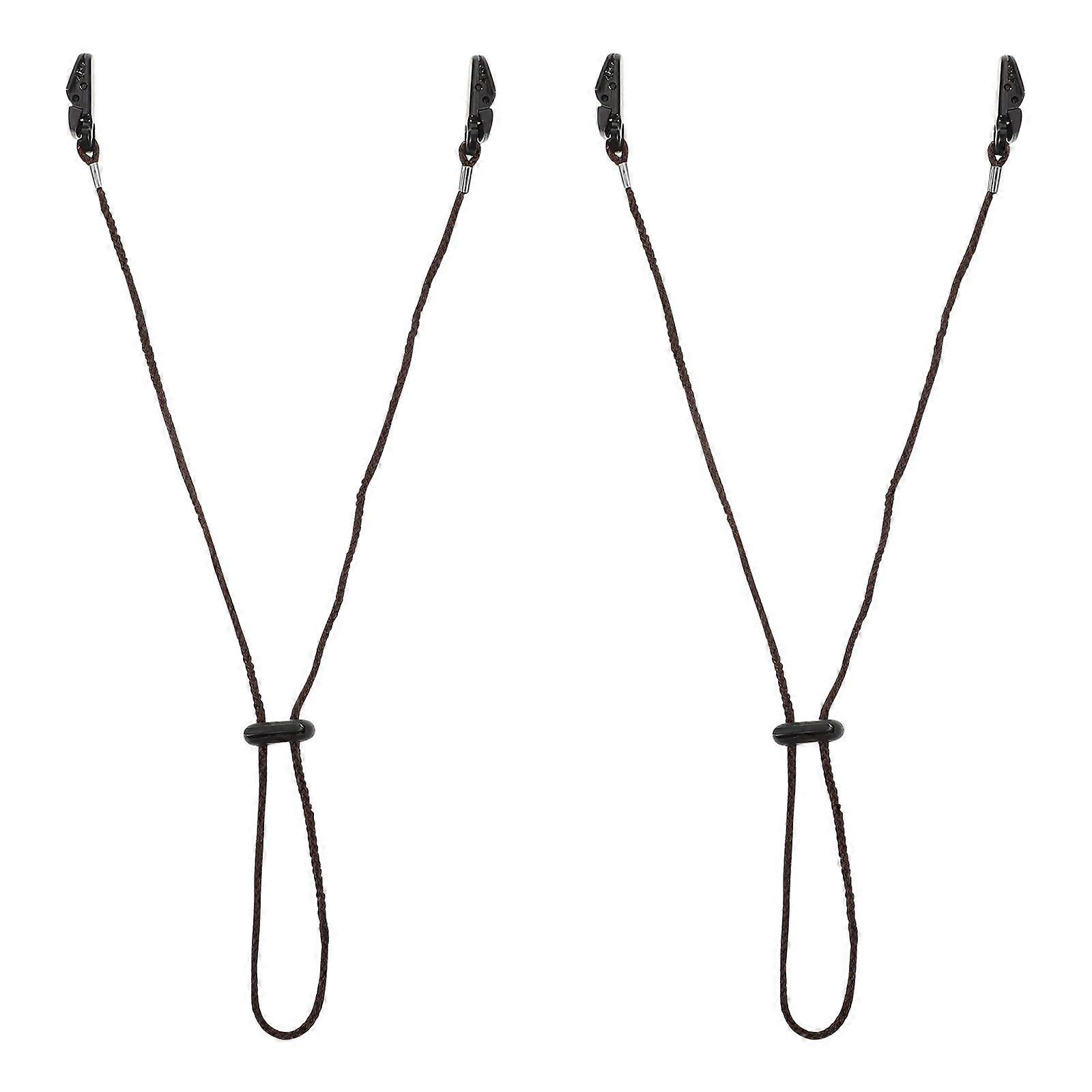 2Pcs Anti-lost Hat Strap Multi-function Caps Clips Adjustable Caps Strap Outdoor Accessory