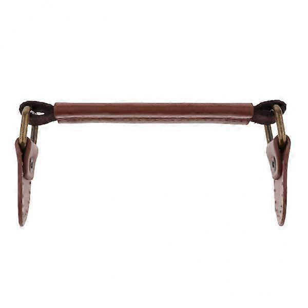 3xLeather Pull Handle Luggage Suitcase Handle Strap Replacement Light Coffee